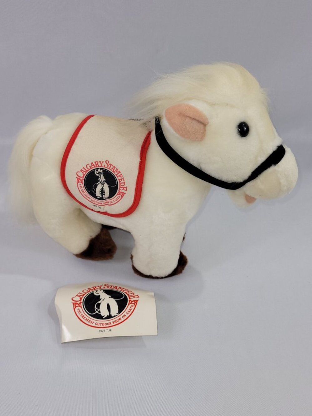 Calgary Stampede Vintage 1975 Plush Stuffed Horse Electronic Sounds